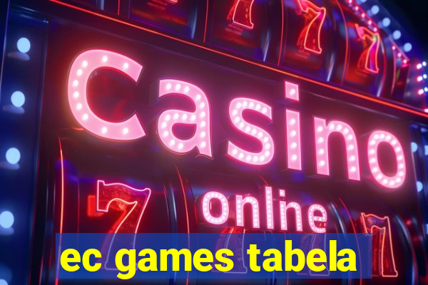 ec games tabela